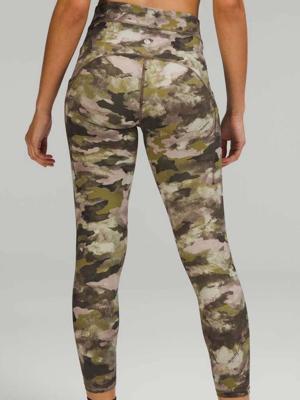 lululemon athletica Olive Camo High-Rise 7/8 Leggings